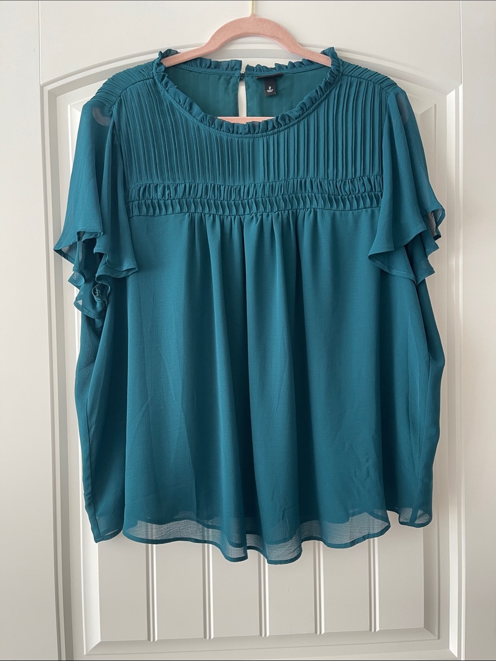 Torrid Ruffle Blouse Top Plus Size 2